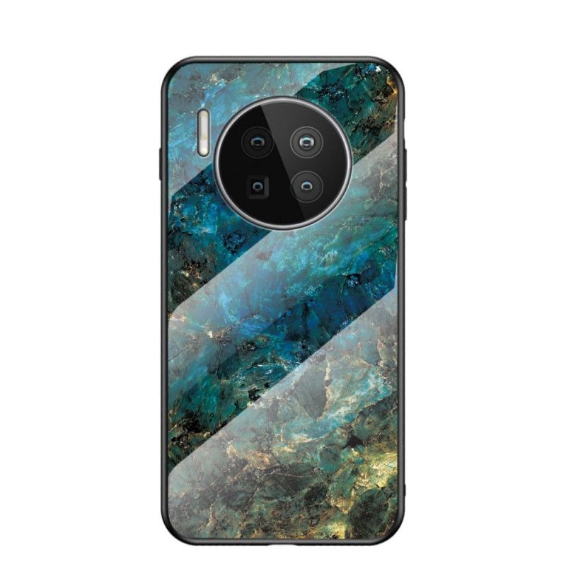 Deksel for Huawei Mate 40 Pro Svart Premiumfarger Herdet Glass