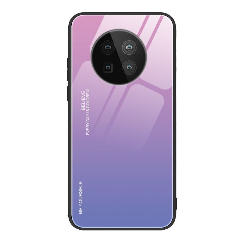 Deksel Huawei Mate 40 Pro Rød Vær Deg Selv Herdet Glass Anti-fall