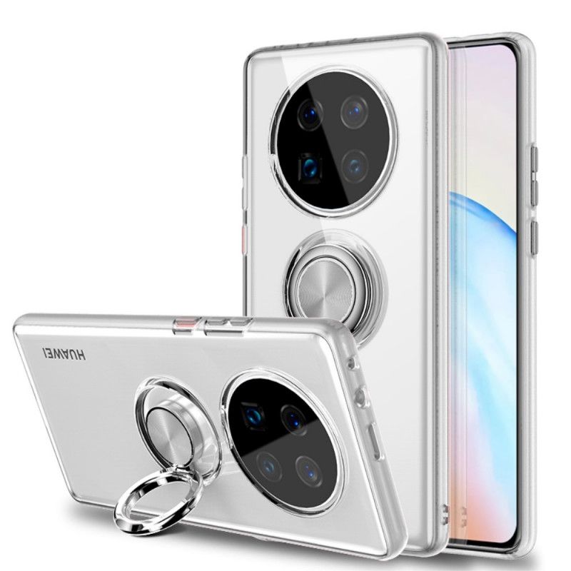 Deksel Huawei Mate 40 Pro Svart Hybrid Roterende Ring Anti-fall