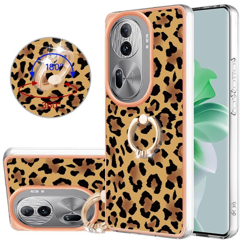 Deksel Oppo Reno 11 Pro 5g Leopardmønsterstøttering