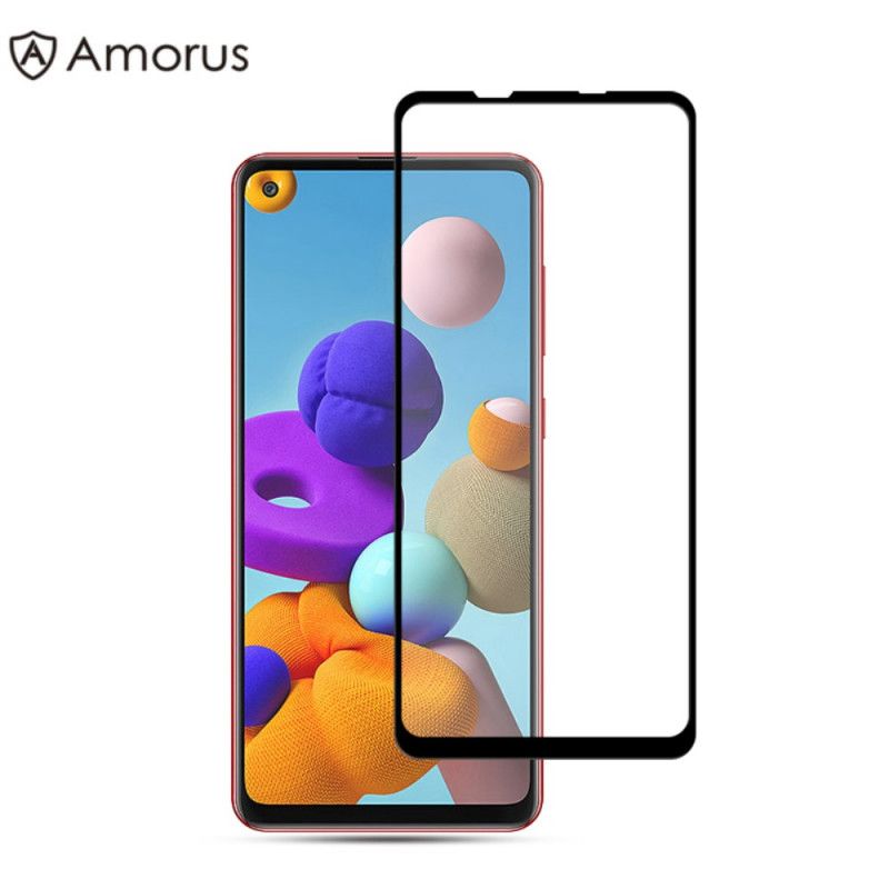 Herdet Glassbeskyttelse For Skjermen Til Samsung Galaxy A21s Amorus