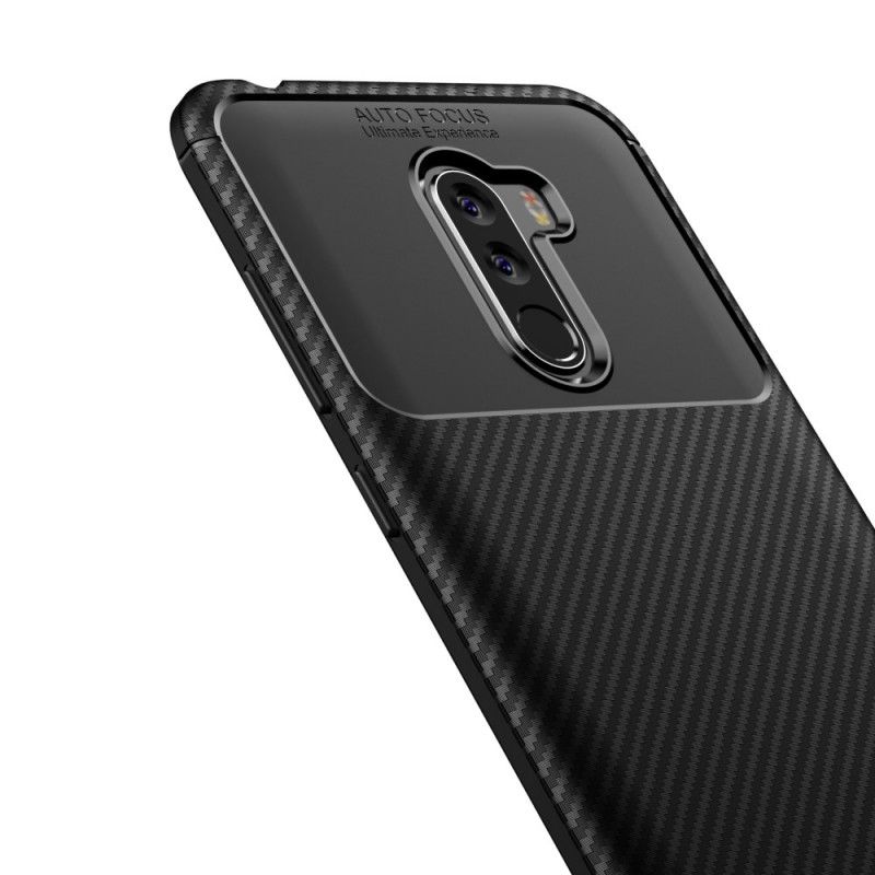 Deksel Xiaomi Pocophone F1 Svart Fleksibel Karbonfiber