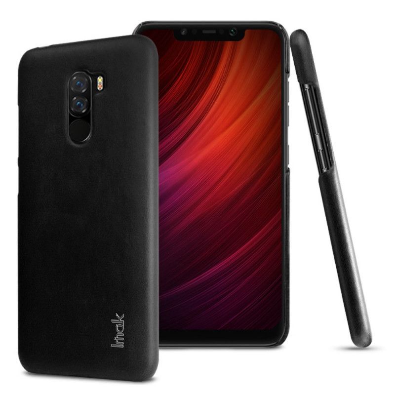 Deksel Xiaomi Pocophone F1 Svart Imak Ruiyi Serie Skinneffekt