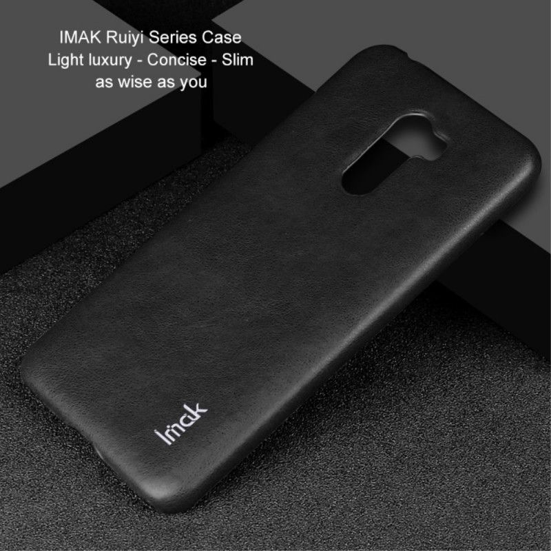 Deksel Xiaomi Pocophone F1 Svart Imak Ruiyi Serie Skinneffekt