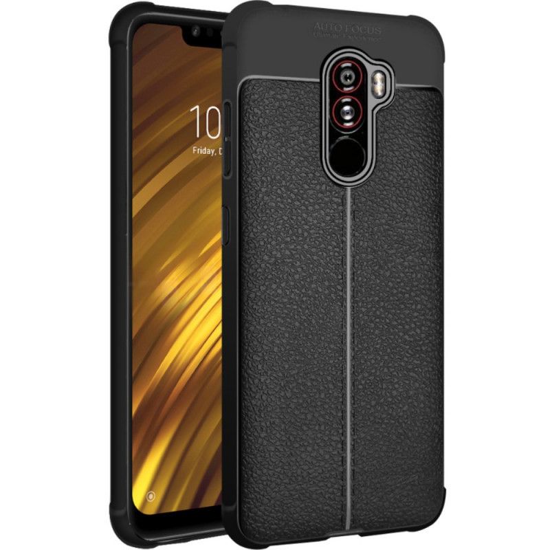 Deksel Xiaomi Pocophone F1 Svart Mobildeksel Imak Skinnsøm