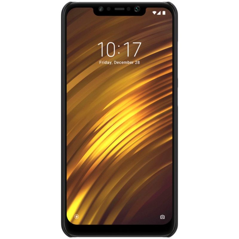 Deksel Xiaomi Pocophone F1 Svart Stiv Frostet Nillkin Beskyttelse