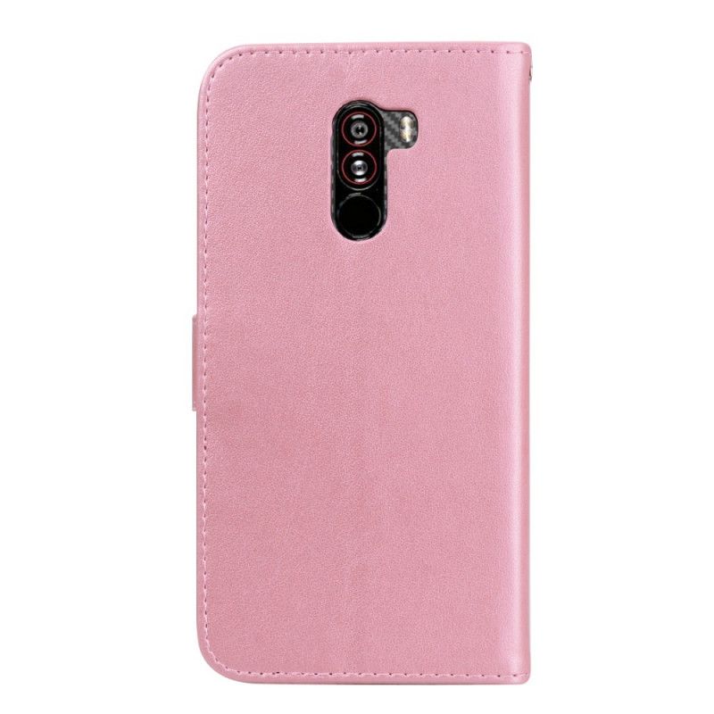 Folio Deksel Xiaomi Pocophone F1 Rosa Rose Av Skogen