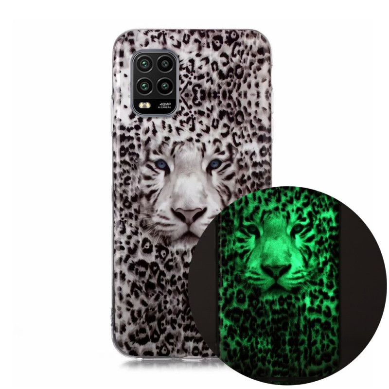 Deksel for Xiaomi Mi 10 Lite Fluorescerende Leopard