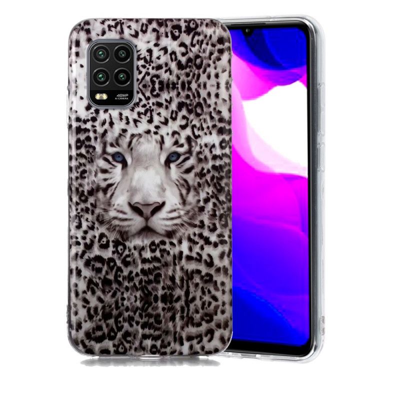 Deksel for Xiaomi Mi 10 Lite Fluorescerende Leopard