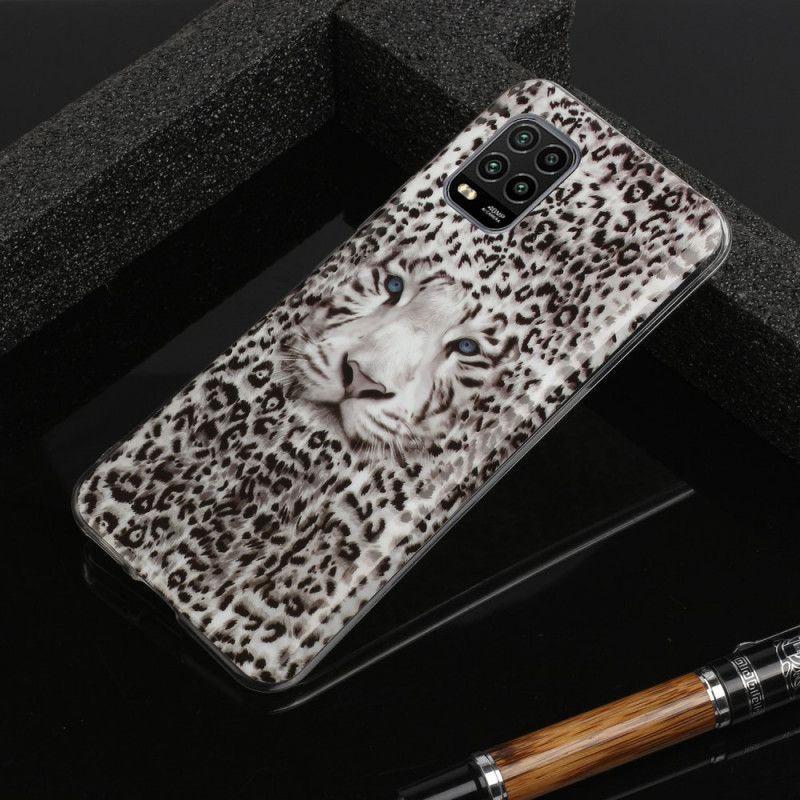 Deksel for Xiaomi Mi 10 Lite Fluorescerende Leopard