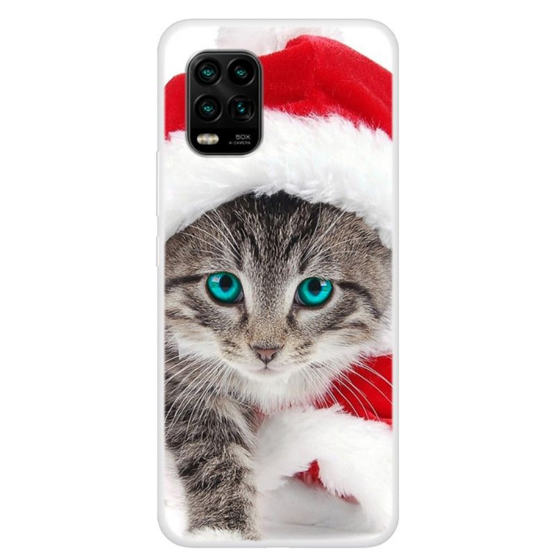 Deksel Xiaomi Mi 10 Lite Mobildeksel Julekatt