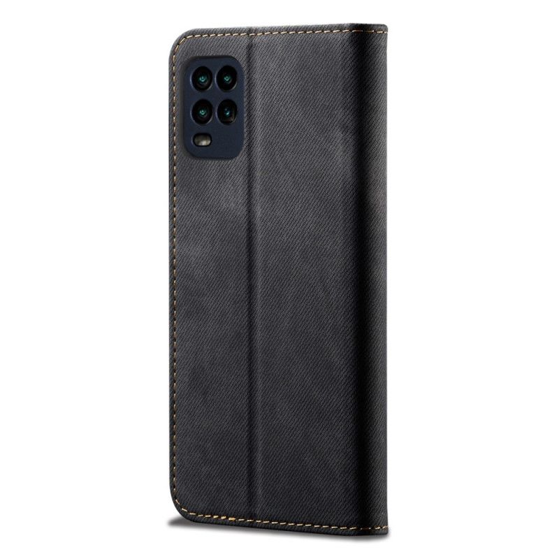 Folio Deksel for Xiaomi Mi 10 Lite Svart Jeansstoff