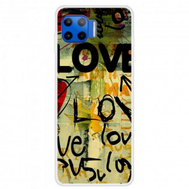 Deksel Moto G 5g Plus Kjærlighet Og Kjærlighet