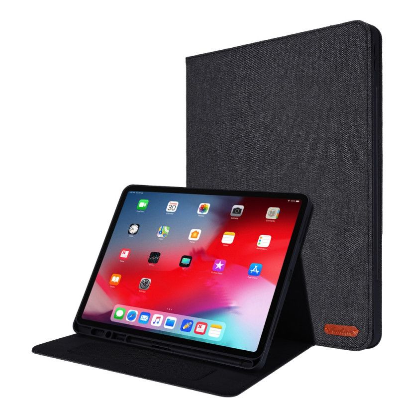 Sak iPad Pro 12.9" (2018) (2020) Svart Stoff