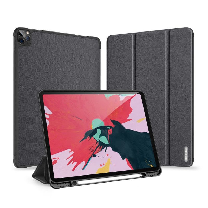 Smart Sak iPad Pro 12.9" (2018) (2020) Svart Dux Ducis Domo-Serie