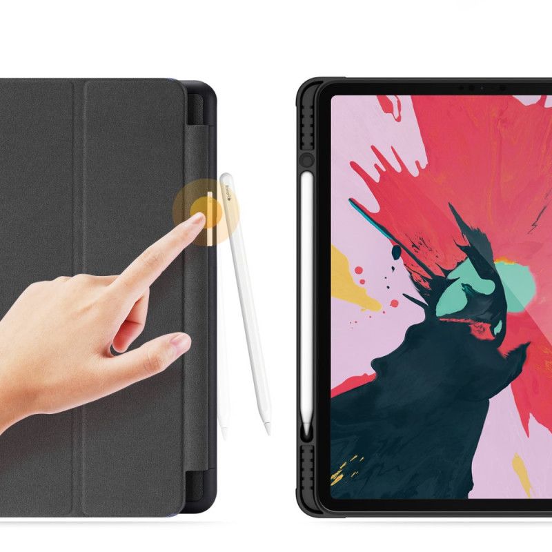 Smart Sak iPad Pro 12.9" (2018) (2020) Svart Dux Ducis Domo-Serie