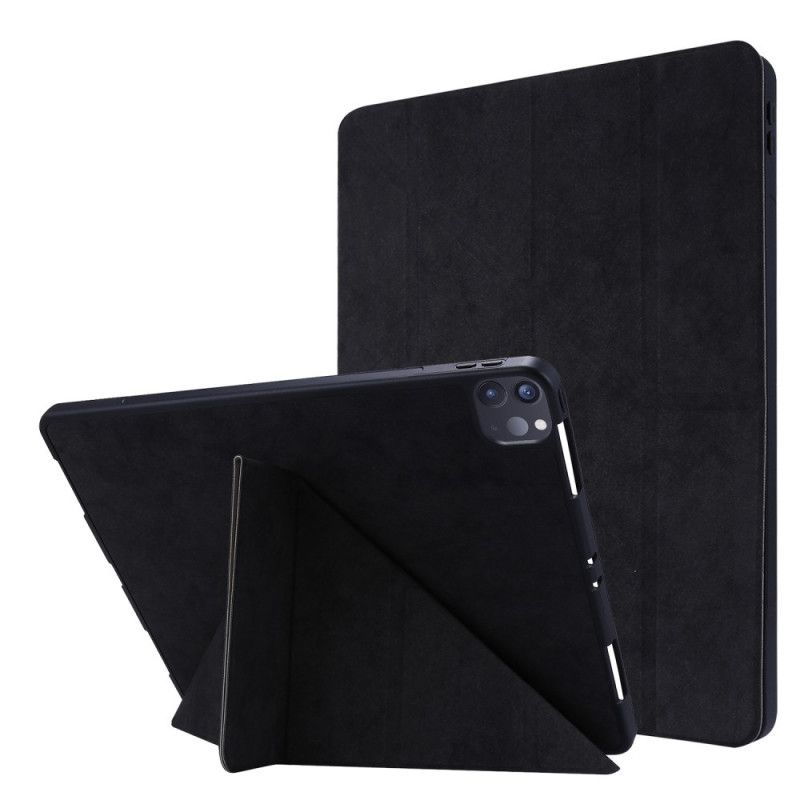 Smart Sak iPad Pro 12.9" (2018) (2020) Svart Origami Stil