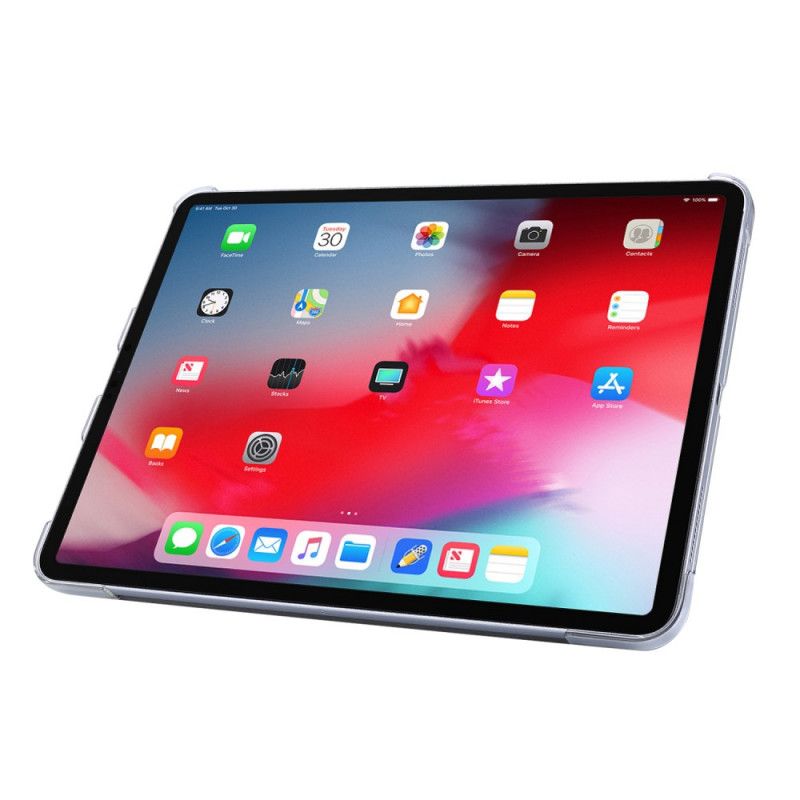 Smart Veske iPad Pro 12.9" (2018) (2020) Svart Kunstlær Origami