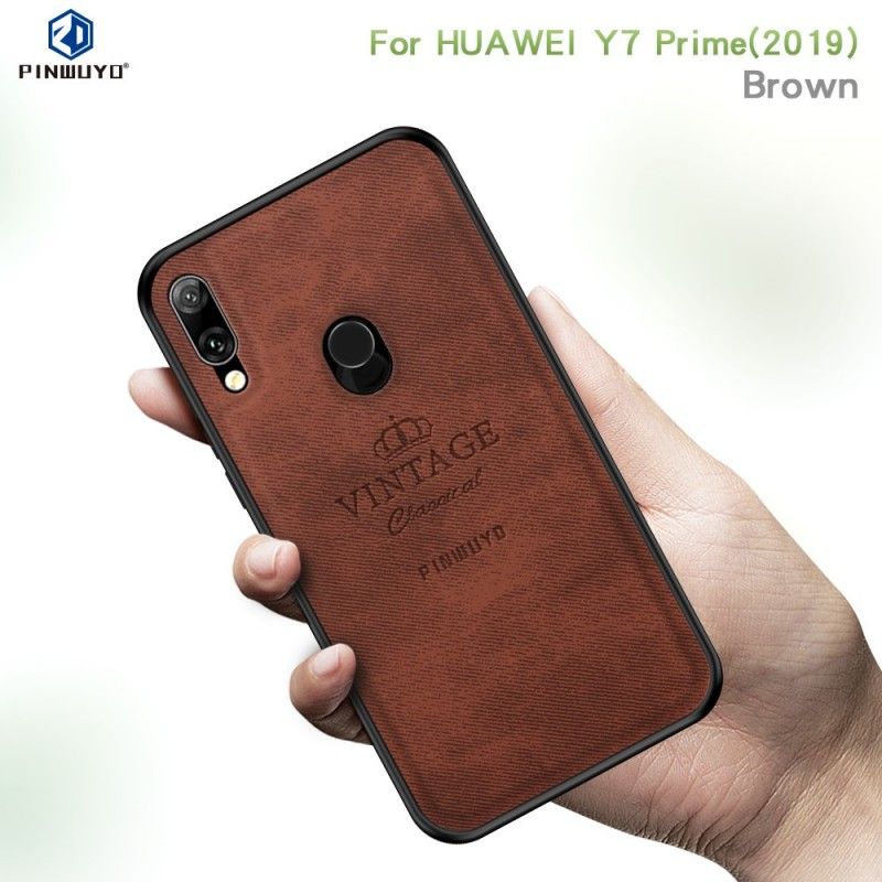 Deksel for Huawei Y7 2019 Svart Hederlig Årgang