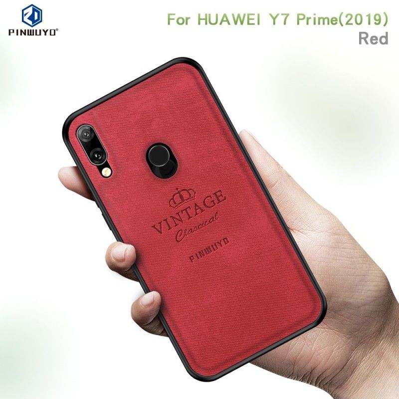 Deksel for Huawei Y7 2019 Svart Hederlig Årgang