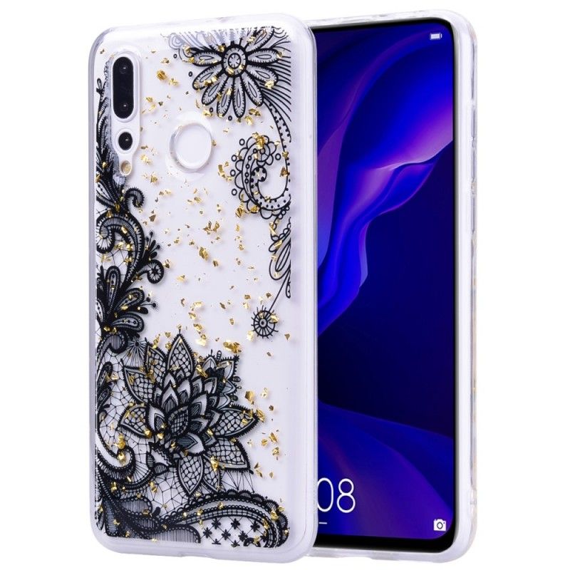 Deksel Huawei Y7 2019 Blonder Og Gullstøv Anti-fall