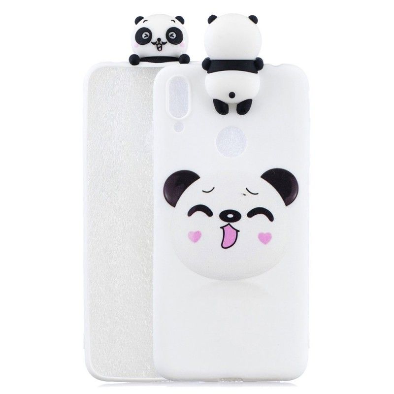 Deksel Huawei Y7 2019 Morsom 3D Panda