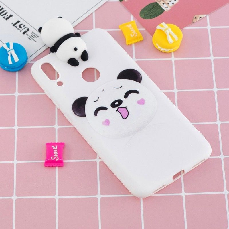 Deksel Huawei Y7 2019 Morsom 3D Panda