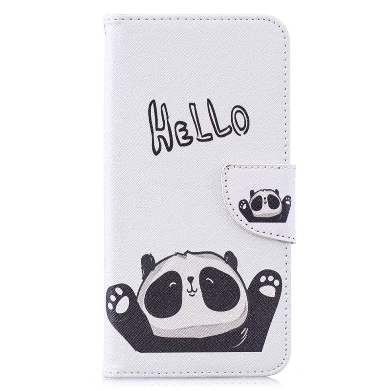 Folio Deksel for Huawei Y7 2019 Hallo Panda