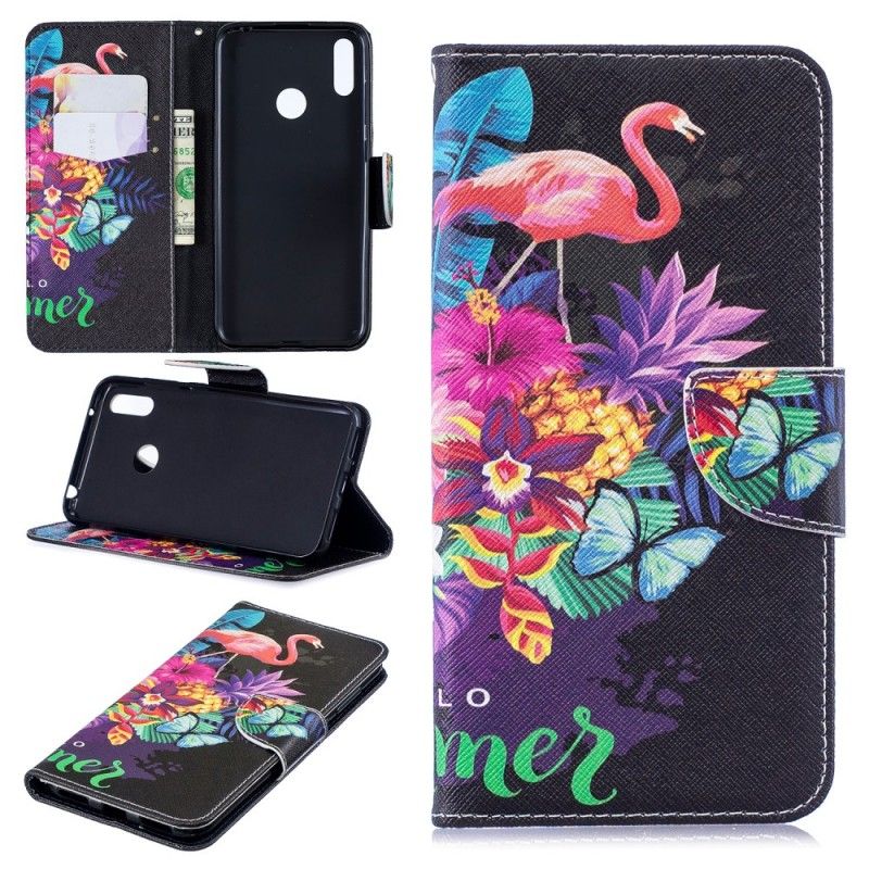 Folio Deksel for Huawei Y7 2019 Hallo Sommer