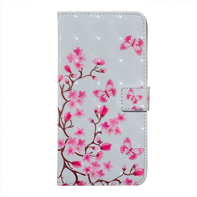 Folio Deksel for Huawei Y7 2019 Rosa Rosa Grønnsak