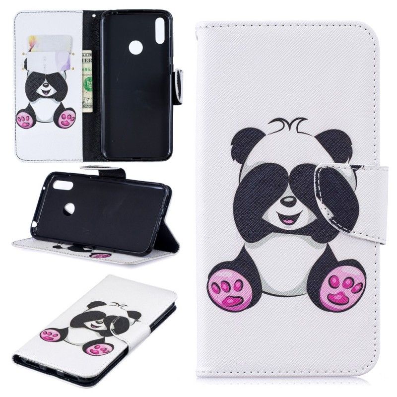 Folio Deksel Huawei Y7 2019 Morsom Panda