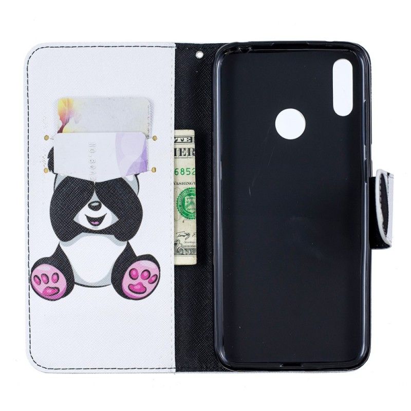 Folio Deksel Huawei Y7 2019 Morsom Panda