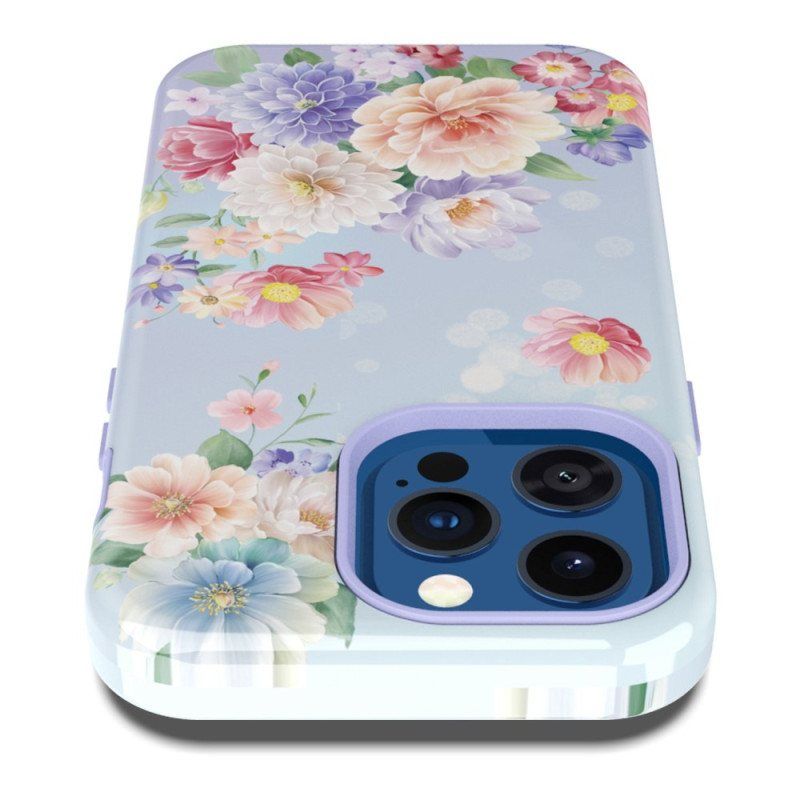 Deksel Til iPhone 14 Pro Vintage Blomster