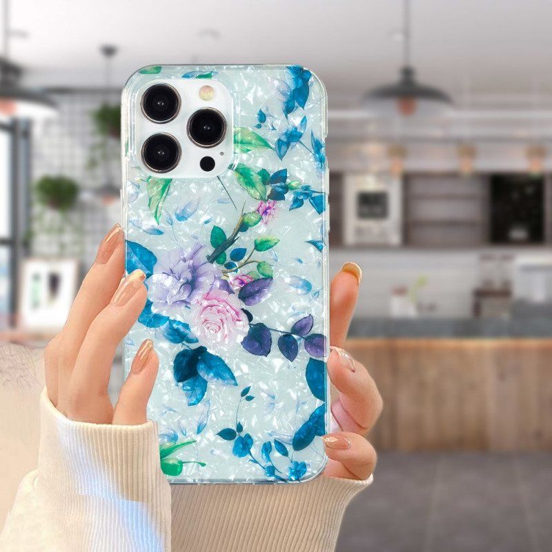 Deksel Til iPhone 15 Pro Blomster