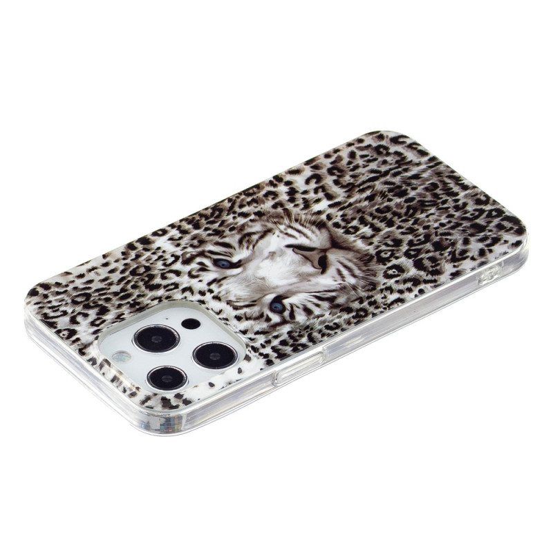 Deksel Til iPhone 15 Pro Fluorescerende Leopard