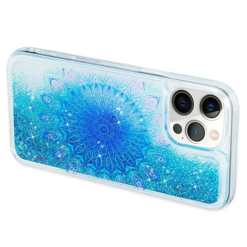 Deksel Til iPhone 15 Pro Max Mandala Glitter