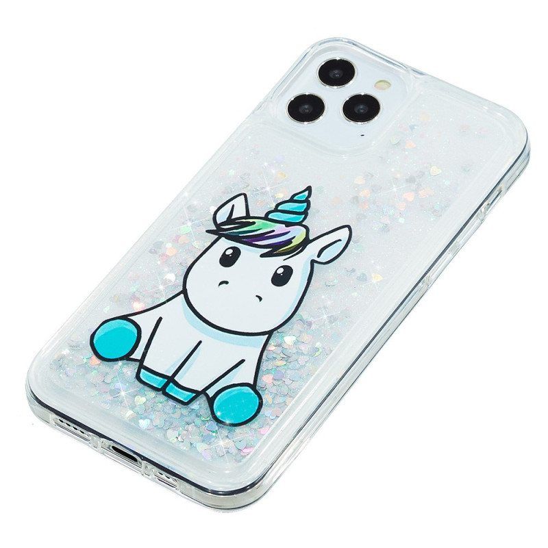 Deksel Til iPhone 15 Pro Max Unicorn Glitter