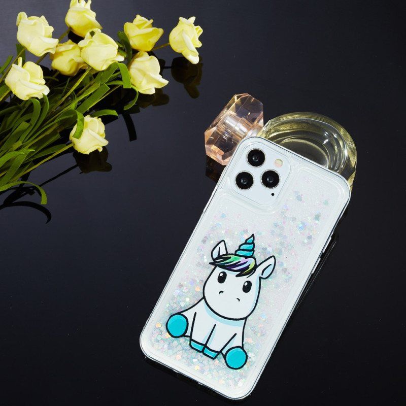 Deksel Til iPhone 15 Pro Max Unicorn Glitter