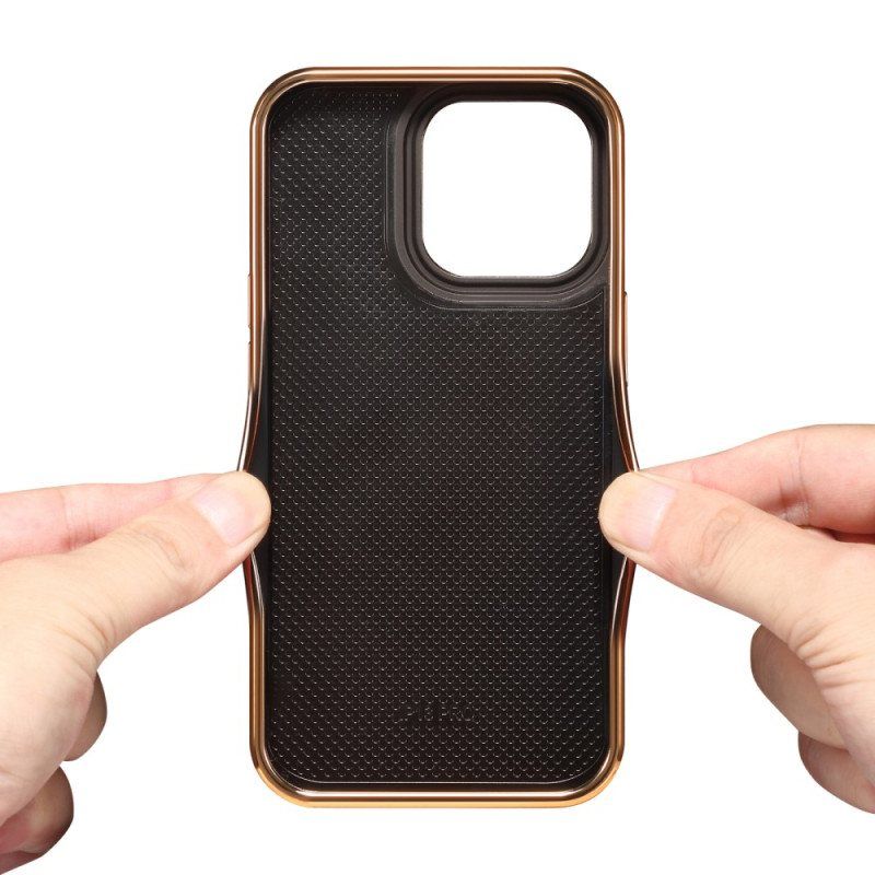 Deksel Til iPhone 15 Pro Max Vintage Holder Kortholder