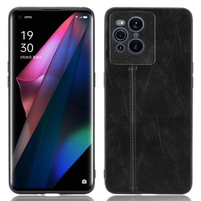 Deksel Til Oppo Find X3 Pro Couture Skinneffekt