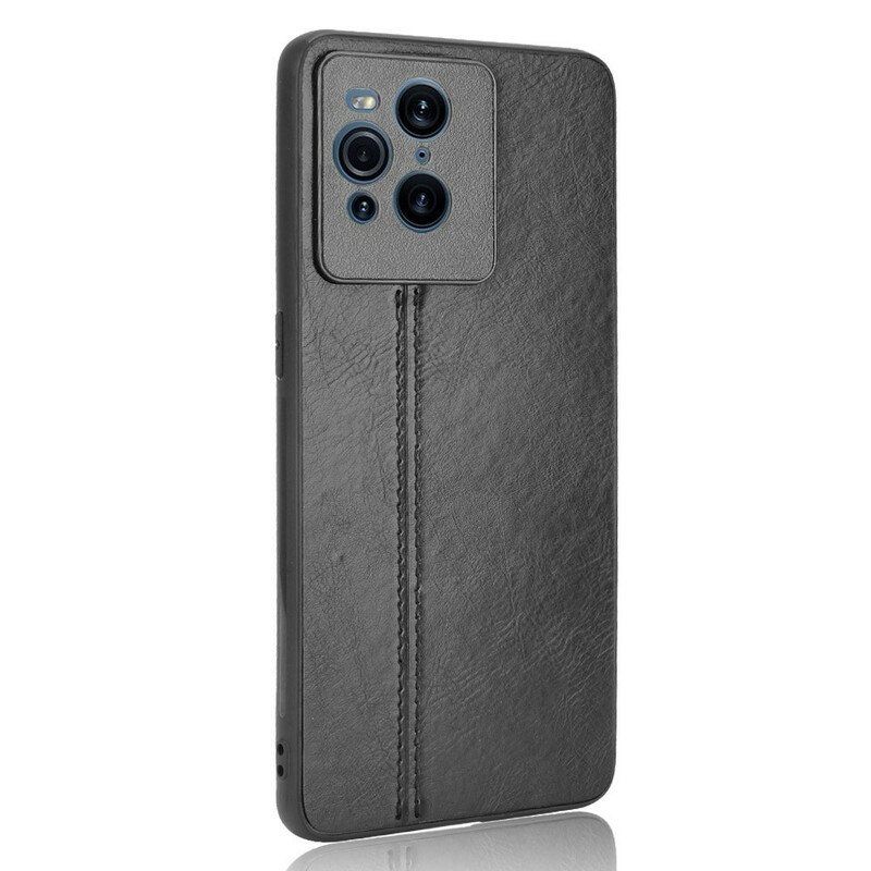 Deksel Til Oppo Find X3 Pro Couture Skinneffekt