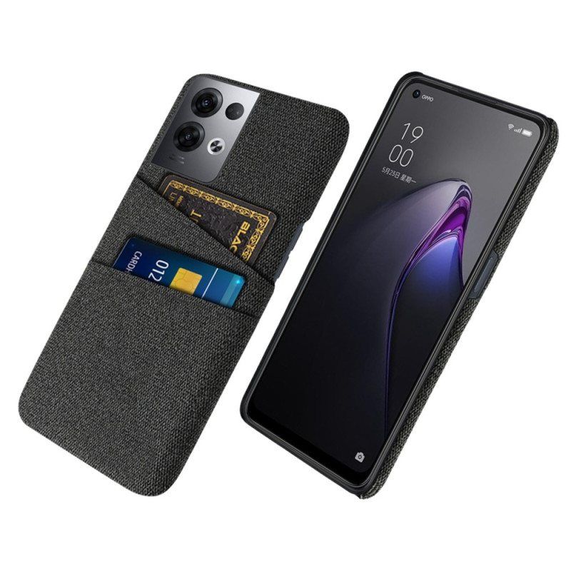 Deksel Til Oppo Reno 8 Pro Kortholder Klut