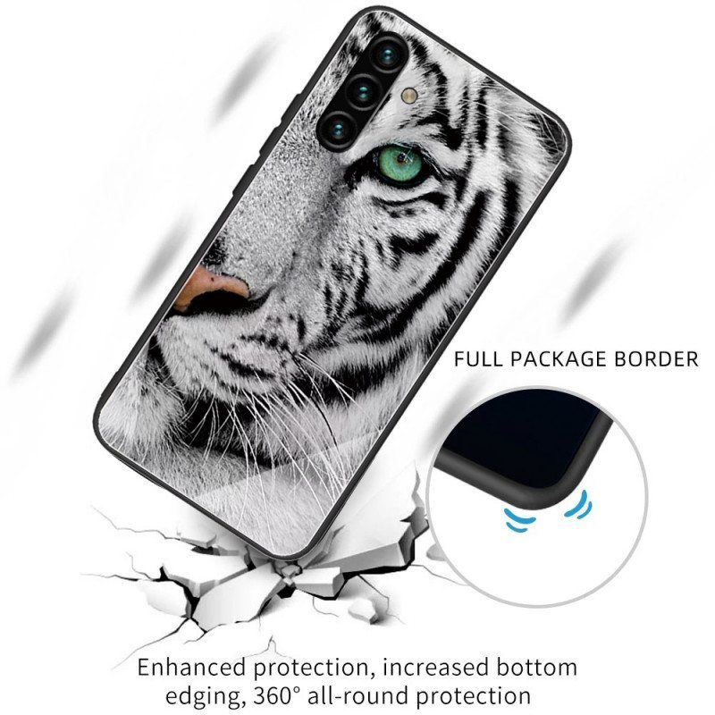 Deksel Til Samsung Galaxy A13 5G / A04s Tiger Herdet Glass