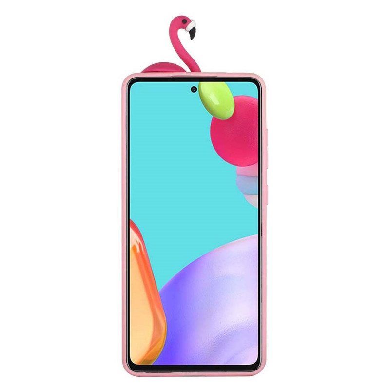 Deksel Til Samsung Galaxy A53 5G 3d Flamingo