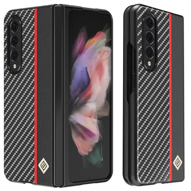 Deksel Til Samsung Galaxy Z Fold 4 Carbon Fiber Line Lc. Imeeke