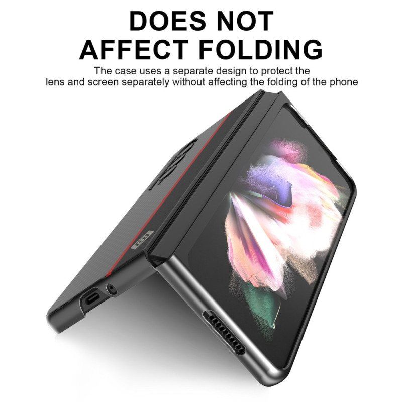 Deksel Til Samsung Galaxy Z Fold 4 Carbon Fiber Line Lc. Imeeke