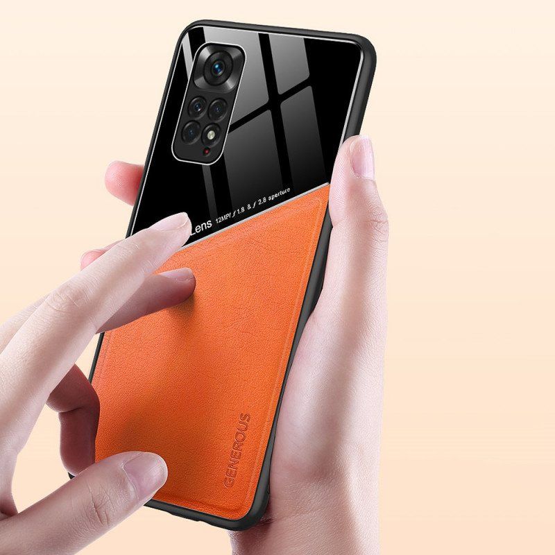 Deksel Til Xiaomi Redmi Note 11 / 11S Magnetisk Skinneffekt