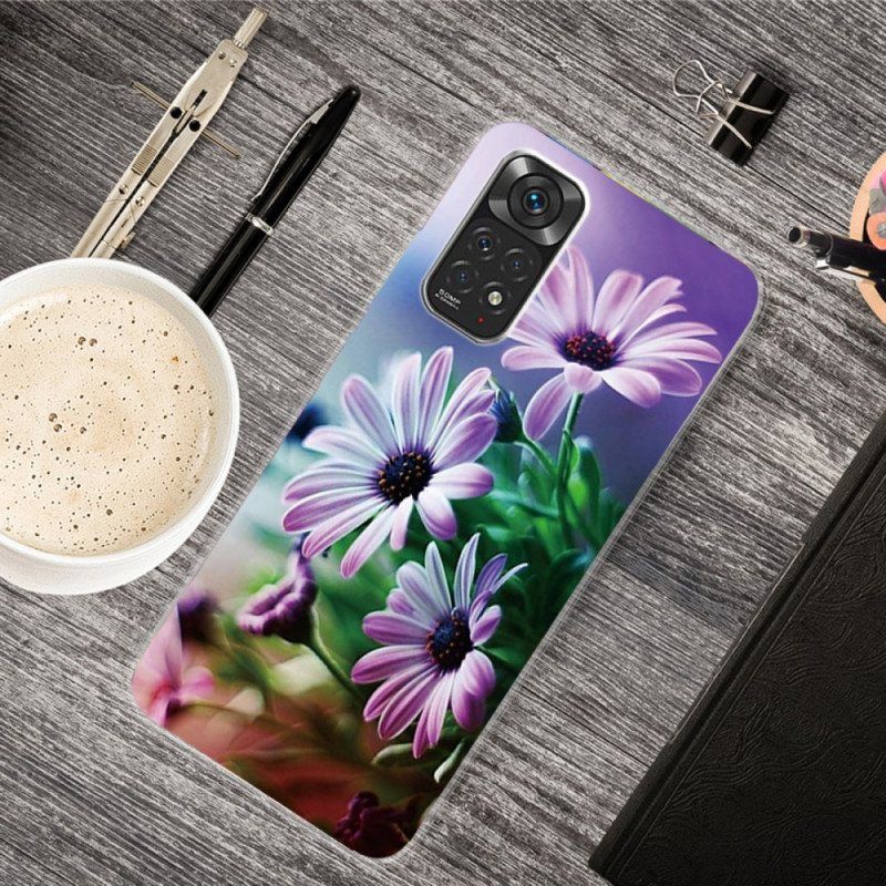 Deksel Til Xiaomi Redmi Note 11 / 11S Realistiske Blomster