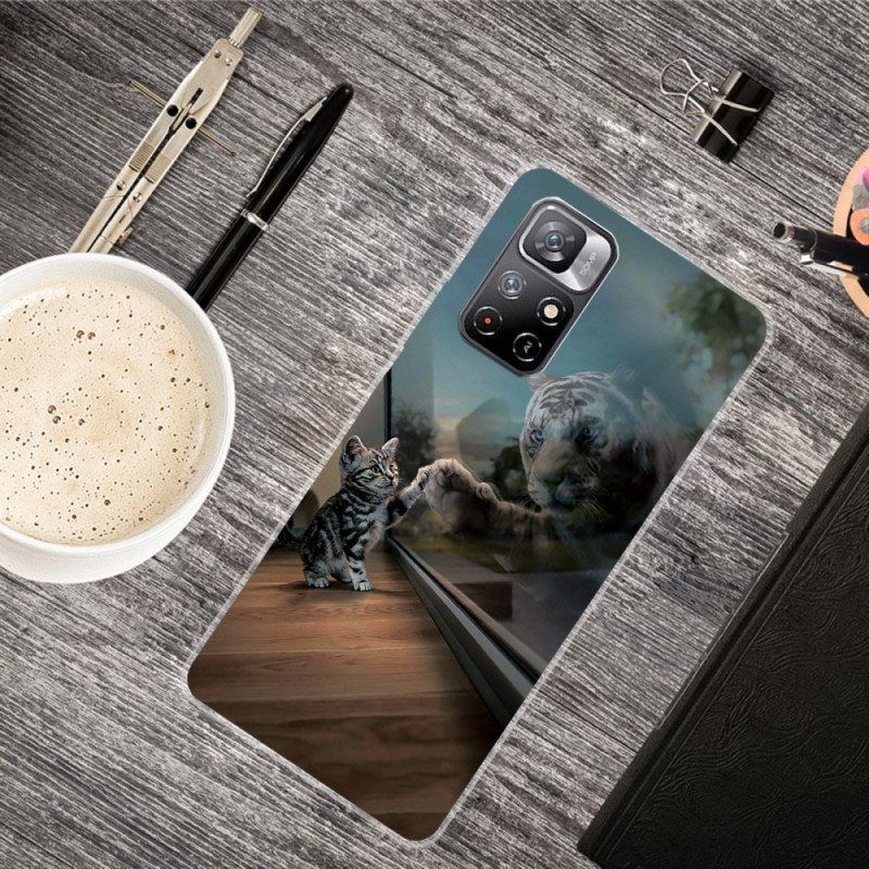 Deksel Til Xiaomi Redmi Note 11 Pro Plus 5G Feline Dream Silikon