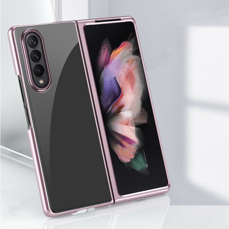 Deksel Samsung Galaxy Z Fold 3 5g Klare Metallkanter